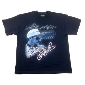 NASCAR Dale Earnhardt The Intimidator T-Shirt Mens XL Black The Man The Legend